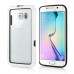 Thin Dual Color TPU Bumper Case for Samsung Galaxy S6 Edge - White