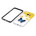 Two Separate Pieces Slim Colored Printed PC And TPU Bumper for Samsung Galaxy Note 7 - Blue butterfly  And Yellow Flower /Black