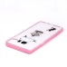 Two Separate Pieces Slim Colored Printed PC And TPU Bumper for Samsung Galaxy Note 7 - Cat And Bird /Pink