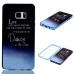 Two Separate Pieces Slim Colored Printed PC And TPU Bumper for Samsung Galaxy Note 7 - Dance in the  Rain /Blue