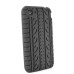 Tyre Tread Anti-Skid Flexible Silicone Case Cover For iPhone 3GS iPhone 3G - Black
