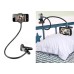Ultra Long Arm Universal Rotatable Metal Bracket Mount Holder With Car Suction Cup For iPhone Samsung HTC Blackberry