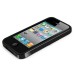 Ultra Slim Soft Hybrid TPU Back Case Cover for iPhone 4 iPhone 4S - Black