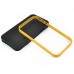 Ultra Slim Soft Hybrid TPU Back Case Cover for iPhone 4 iPhone 4S - Black and Yellow