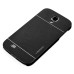 Ultra Thin Metal Brushed Hard Case for Samsung Galaxy S4 - Black