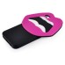 Unique 3D Teeth Silicone Back Case Cover For iPhone 5 / 5s - Magenta