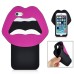 Unique 3D Teeth Silicone Back Case Cover For iPhone 5 / 5s - Magenta