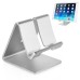Universal Aluminum Metal Stand Holder for Mobile phone/ Smartphone/ Tablet - Silver