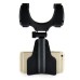 Universal Car Rear View Mirror Mount Holder Stand Cradle For Mobile Smart Cell Phones - Black
