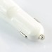 Universal Two USB Ports Car Charger Adapter For iPhone iPod iPad Samsung - White