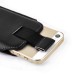 Vertical Leather Pouch Case for iPhone 5 5s 5c - Black