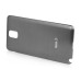 Vibrant Glossy Brushed Aluminum Metal Battery Door Back Cover For Samsung Galaxy Note 3 N900 N9005 N9006 - Gray