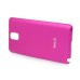 Vibrant Glossy Brushed Aluminum Metal Battery Door Back Cover For Samsung Galaxy Note 3 N900 N9005 N9006 - Magenta