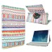 Vintage Tribe with Wave Style 360 Degree Rotation Design Flip Smart Leather Case with Stand for iPad Air ( iPad 5 )