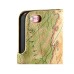 Vintage World Map Magnetic PU Leather Wallet Flip Stand Card Slots Case Cover For Apple iPhone 5C - Light Brown