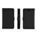 Wallet Shaped Magnetic Litchi Grain Leather Case  for Samsung Galaxy Note 2-Black