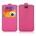 Window View Vertical Pull Tab Leather Pouch Case For Samsung Galaxy Note 3 N9000 N9005