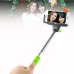 Wireless Bluetooth Remote Control Self-portrait Monopod for Andriod iPhone - Green