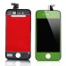 iPhone 4 Assembly ( Glass Back Cover + Black Frame Bezel + Digitizer LCD Display Screen) - Green