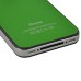 iPhone 4 Back Cover With Black Frame Bezel - Green