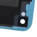 iPhone 4 Back Cover With Blue Frame Bezel - Blue