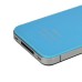 iPhone 4 Back Cover With Blue Frame Bezel - Blue