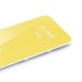 iPhone 4 Back Cover With White Frame Bezel - Yellow