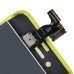 iPhone 4 Digitizer Touch Panel Screen with LCD Display Screen + Flex Cable + Yellow Supporting Frame - Yellow