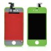 iPhone 4S Assembly ( Glass Back Cover + Digitizer LCD Display Screen ) - Green