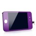 iPhone 4S Assembly (Glass Back Cover + Digitizer LCD Display Screen) - Purple