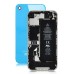 iPhone 4S Back Cover With Blue Frame Bezel - Blue