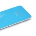 iPhone 4S Back Cover With White Frame Bezel - Blue