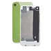 iPhone 4S Back Cover With White Frame Bezel - Green