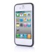iPhone 4 iPhone 4S The Latest Dual Color Hybrid Clip - On TPU and PC Bumper Case - White