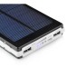 10000mAh 2 USB Ports Solar Charger Power Bank - Black