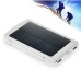 10000mAh 2 USB Ports Solar Charger Power Bank - Silver