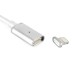 120 CM 2 In 1 8pin Lighting And Micro USB Data Sync Charger Cable Charging Cord For iPhone 6/6s/6 Plus/6s Plus iPhone 5s/5c/5 iPad Mini Samsung - Silver