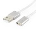 120 CM 2 In 1 8pin Lighting And Micro USB Data Sync Charger Cable Charging Cord For iPhone 6/6s/6 Plus/6s Plus iPhone 5s/5c/5 iPad Mini Samsung - Silver