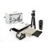 12X Telephoto Lens with Extendable Tripod and A Matte Hard Case for iPhone 5 - Black