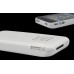 1500mAh External Battery Power Pack Case For iPhone 4S - White