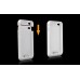 1500mAh External Battery Power Pack Case For iPhone 4S - White