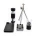 16X Optical Zoom Telephoto Camera Lens With Extendable Tripod And A Matte Hard Case For iPhone 5 - Silver