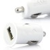 1A USB Micro Car Charger Adapter with Apple Logo for iPhone  iPod