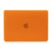 2015 Clear Transparent Hard Plastic Case Cover For The New MacBook 12 inch Retina Display - Orange