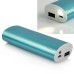 2800 mAh USB Charger Port with Led Light Indicator for Smartphone - Blue