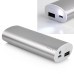2800 mAh USB Charger Port with Led Light Indicator for Smartphone - Silver