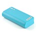 2800 mAh Wallet Pattern USB Charger Port with Led Light Indicator for Smartphone - Blue