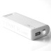 2800 mAh Wallet Pattern USB Charger Port with Led Light Indicator for Smartphone - White