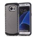 2 In 1 Armor PC And TPU Protective Back Case Cover for Samsung Galaxy S7 Edge G935 - Grey