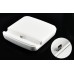 2 In 1 Charger Dock Cradle And Battery Charger With USB Cable For Samsung Galaxy S4 i9500 - White